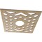 Ekena Millwork Chevron Wood Fretwork Pierced Ceiling Medallion, Hickory, 24"OD x 6 1/4"ID x 1/4"T CMWP24X24X0250CHHI - alternate 5